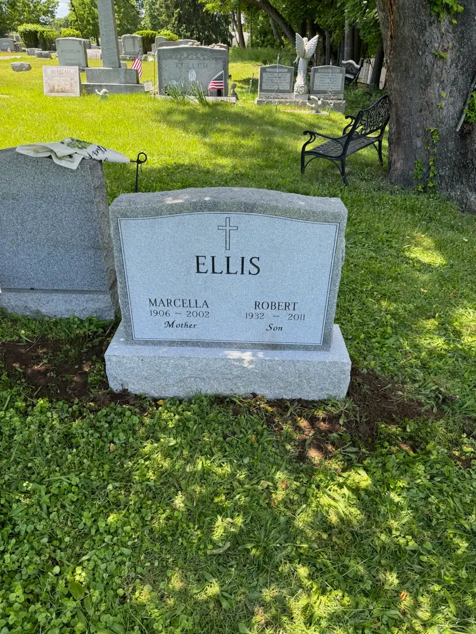 Granite Flat Headstone / Marker hand-carved by Flat Marker Guide in NJ — image 4